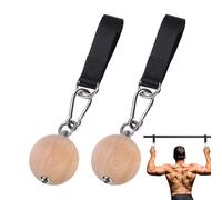 Pull Up Ball Grip - 2 Handles for Rock Climbing, Non-Slip Forearm Exerciser, Portable Strength Training Accessory | Pull Up Bar with Resistance Band,