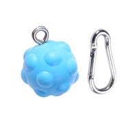 Pull up Balls with Carabiner Accs Power Ball Hold Grips for Arm Back Fitness Blue