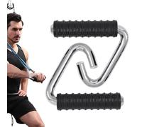 Pull Up Bar Attachment - C Shape Muscle Strength Training Grips,Pull Up Bar Handles | for Wrist Station Strength Training Dumbbell Workout Gym Row Squat Men Women Outdoor