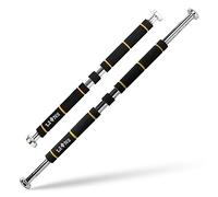 Pull Up Bar - Chin Ups Door Frame Exercise Bars - Expandable 61-100cm (Black/Yellow)