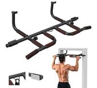 Pull-up bar door frame with non-slip handles, pull up bar with additional sling trainer, pull-up bar for door for 65-95 cm wide door frame, pull up bar door frame, load capacity up to 200 kg
