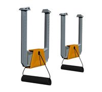 Pull Up Bar Door - No Screws With Multiple Grab Latches, Ergonomic Foam Handles | Provides Full Body Training For Versatile Gym, Turns Any Door Into A Training Station