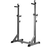 Pull Up Bar Squat Rack Adjustable Heavy Duty Squat Rack Stand Multifunctional Squat Rack Squat Barbell Rack Dip Stand for Weight Lifting Press Bench Home Gym Ma