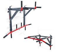 Pull Up Bar with Dip Station - Your Multifunctional Strength Training Equipment - Gym Equipment For Home - Chin Up Bar Loadable Up To 150 Kg - Hang Boxing Bag - For Swedish Ladder