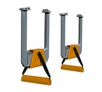 Pull up Bars | 130kg Chin Up Rod | Heavy Duty Training Bar Set | Compact Workout Equipment with Non Slip Handles for Home Gym, Travel, Fitness Bodyweight, Strength Exercises