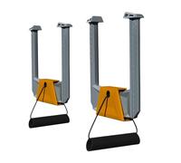 Pull-up bars, pull-up bar for front doors, drill-free, portable and compact, comfortable, lightweight, drill-free, non-slip, portable, for indoors, office and on the go