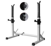 Pull-Up Bars Squat Rack Bench Press al Shelf Adjustable Bracket Home Indoor Gym Strength Training Stand Men's Fitness Barbell Rack Only Sell Shelves Squat Rack zhuang94