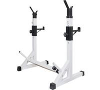 Pull-Up Bars Squat Rack Bench Press al Shelf Adjustable Bracket Home Indoor Gym Strength Training Stand Men's Fitness Barbell Rack Only Sell Shelves Squat Rack zhuang94