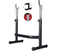 Pull-Up Bars Squat Rack Bench Press Men's Fitness Barbell Rack al Shelf Adjustable Bracket Home Indoor Gym Strength Training Stand Only Sell Shelves Squat Rack zhuang94