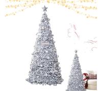 Pull Up Christmas Tree,Foldable Reusable Ornaments Without Lights | Decorated Christmas Tree,for Birthday Party Offices Home Room Night Yard Farm Garden Lawn Outdoor Indoor Park