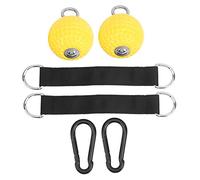 Pull Up Grips Ball, Arm Strength Training Equipment, Ergonomic EVA Grip Ball with Stainless Steel Hook and Nylon Strap for Pull Ups and Barbell Workouts