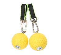 Pull Up Grips Ball Set Non Slip Arm Strength Training Exercise Equipment for Rock Climbers Athletes Gymnastics PU Steel Nylon 2 Balls 2 Webbing 2 Buckles (97mm model)