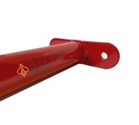PULL UP GYMNASTICS CALISTHENICS Powder Coated Metal Monkey Bars Ladder Rungs (900mm, Red)