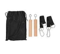 Pull Up Handles Attachment, Durable Portable Pull Up Grip Exercise Handle, Multifunction Wood and Iron Training Equipment for Indoor Outdoor Fitness, Rock Climbing and Arm Strength