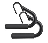 Pull Up Handles - Ergonomic Strength Training Bands, Non Slip Pull Up Bar Handles | Fitness Row Hooks for Deadlift Dumbbell Back Exercises Equipment