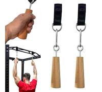 Pull-up handles with ball handle, climbing attachment handles, strength training handles, portable, shatterproof pull-up handles with ball handle for forearm, finger and back training, grip tools