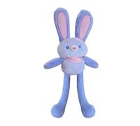Pull Up Rabbit Plush Toy Soft Stuffed Bunny Keychain Cute Hanging Decor Stress Schoolbag Kids 30cm Pendant Relief