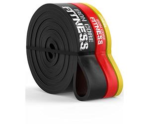 Pull Up Resistance Bands Set of 3 - Pull Up Assistance Bands for Men & Women - Long Exercise Band for Home & Gym - Resistance Band Set for Workout, Calisthenics, Mobility & Stretching