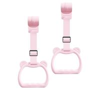 Pull up Rings - 2 Pieces Cot Hangable Rings for Adorning | Handle Grip Cot Accessories with Training Tool & Vibrant Ergonomic Loops for Exercise Yard Play Daycare Walking Practice