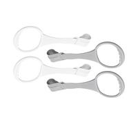 Pull Up Rings - 4 Pieces PP 7.87x3.54x0.39 Inches | Playpen Ring | Cot Hand Rings Pull Up Training Grip Handle Set | for Standing Practice Playpen Support