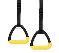 Pull-up rings, adjustable straps as fitness training device, gymnastics rings, exercise device, for fitness and strength training at home, in the garage and in the park, for adults, men and women