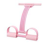Pull Up Rope for Sitting Straighteners - 51cm Foldable Training Rope with Pedal and Handles | Elastic Band Fitness Abdominal Trainer for Men Women