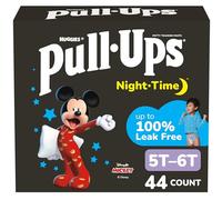 Pull-Ups Boys' Night-Time Potty Training Pants, Size 5T-6T Overnight Training Underwear (46-60 lbs), 44 Ct