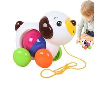 Pull - Wheeled Pet Figure, Junior Action | Physical Development Encouragement Tool For, Fun Driven Interactive Companion For Floor Games, Movement Focused Play Item Supporting