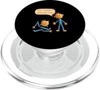 Pull Yourself Together Broken Boy Stick Sarcasm Sarcastic PopSockets PopGrip for MagSafe