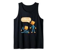 Pull Yourself Together Broken Boy Stick Sarcasm Sarcastic Tank Top