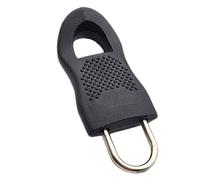 Pull Zipper Tab, Detachable Replacement Slider, Reusable Handle, Quick Fix Zip Repair Clip, universals Puller for Jackets Bags Backpacks Suitcases Clothing Black Stainless S/L