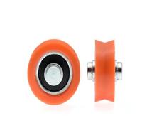Pulley,2pcs Door and Window Pulley, Non-Standard V Groove Wheel, Nylon POM Bearing Wheel