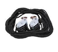 Pulley Block and Tackle System 2200LB Capacity with 8:1 Lifting Ratio for