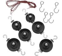 Pulley Block Experiment Kit, Mechanical Physics System Demonstration Apparatus Educational Science Lab Equipment Hand-on Teaching Aid For Student Classroom Learning STEM Activities