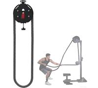 Pulley Cable Machine System, Adjustable Resistance Endless Rope Trainer for Grip, Arms, Back & Body Coordination Exercises, Fitness Rope Training