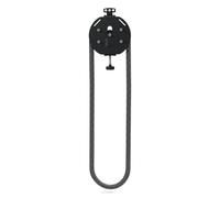Pulley Cable System Rope Trainer Adjustable Home Gym for Grip Arms Back and Coordination
