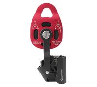 Pulley Climbing Pulley Heavy Duty Single Rope Pulley Block for Mountaineering Hoisting Caving Aerial Work Heavy Objects 7075 Aviation Aluminum