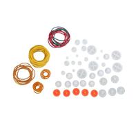 Pulley Combination Bag Rubber Drive Belt Rubber Band Set Model Accessories Small Model Toy Accessories