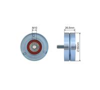 NTY RNK-AR-013 Tensioner pulley