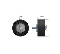 NTY RNK-AR-014 Deflection / guide pulley, V-ribbed belt