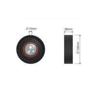 PULLEY IDLER V-BELT FOR ALFA ROMEO 166 FIAT MAREA LANCIA KAPPA