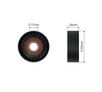 NTY RNK-AU-012 Tensioner pulley