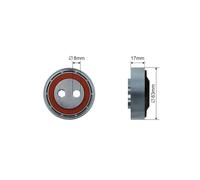 NTY RNK-AU-007 Tensioner pulley