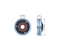 NTY RNK-AU-071 Tensioner pulley