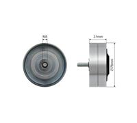 PULLEY IDLER V-BELT FOR AUDI A8 D3 (4E2 4E8) 02- VW PHAETON 02-