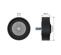 NTY RNK-BM-025 Deflection / Guide Pulley, v-belt