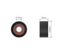 PULLEY IDLER V-BELT FOR BMW 1 E81 E82 E88 3 E90 E91 E92 E93 04-