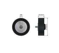 NTY RNK-BM-065 Tensioner pulley