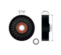 NTY RNK-CH-029 Tensioner Pulley, V-belt