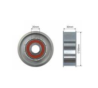 PULLEY IDLER V-BELT FOR CHRYSLER VOYAGER II III; 01.92-12.01